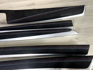 Juego de molduras interiores BMW F10 F11 ALCANTARA M COSTURAS M PERFORMANCE LHD - Imagen 1 de 14