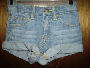 New Girls Size 5yrs Stella McCartney For Baby Gap Denim Shorts Adjustable Waist - Picture 1 of 2