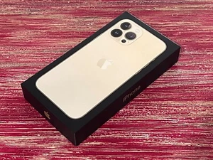 Apple iPhone 13 PRO MAX Or 256 Go - *BOITE VIDE UNIQUEMENT* Sans téléphone inclus - Photo 1 sur 3