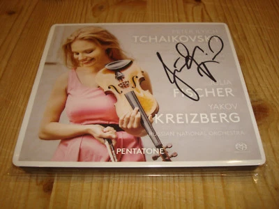 JULIA FISCHER Tschaikowsky Violinkonzert PENTATONE SACD NEW Signed NEU Signiert - Bild 1 von 2