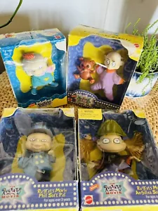 Rugrats 1998 Collectible Figurine Lot Of 4/ Never Opened - Picture 1 of 18