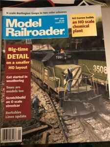 Model Railroader May 1995 Qualicum Beach Station Vancouver Drawings Weathering - Picture 1 of 1