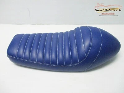 Fit YAMAHA SR500 SR400 SEAT COMPLETE BLUE & WHITE  STICH    [ES] - Imagem 1 de 4