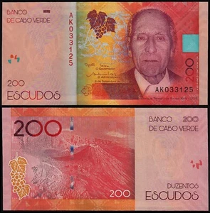 CAPE VERDE 200 ESCUDOS (P76) 2019 PAPER UNC - Picture 1 of 1