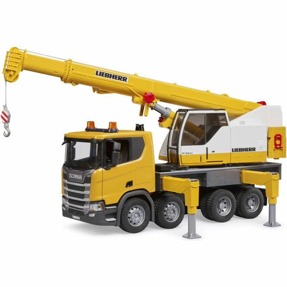 bruder 03571 Scania Super 560R Liebherr Camion-grue avec module L+S - Photo 1/1