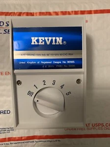 Vintage Kevin A/C Deckenventilator Ins.56” Vereinigtes Königreich eingetragener Designs961965 - Bild 1 von 24