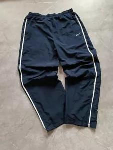 Pantalones De Colección Y2K Nike Sueltos Taladro Swoosh Azul Años 90 Azul Talla XL - Imagen 1 de 14