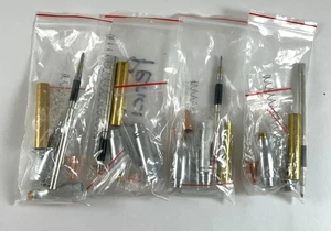 FOUR - 30-Caliber Long Bolt Action Chrome Pencil Kit Uses 7mm Lead, Wood Turning - Picture 1 of 3