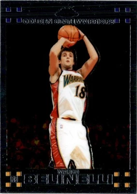 2007-08 Topps Chrome #133 Marco Belinelli Golden State Warriors - Image 1 of 2