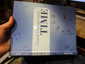 2023 Salem New Hampshire High School Yearbook The Log Color Teachers Students + - Picture 1 of 14
