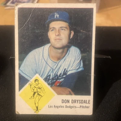 1963 Fleer - Don Drysdale #41 Grau Poor/Filler - Imagem 1 de 2