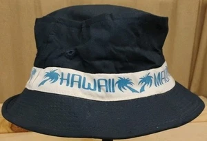 Gorra Hawaiana Hawaiana de Colección Sombrero Cubo Unisex Maui Lanai Kauai - Imagen 1 de 8