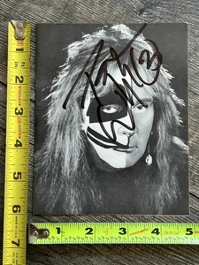 KISS PETER CRISS Signed Autograph Promo Order Form for Criss CD Vintage Kiss - Picture 1 of 3