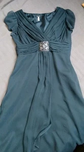Kleid Abendkleid Mariposa Gr 40 Dunkelgrün - Bild 1 von 3