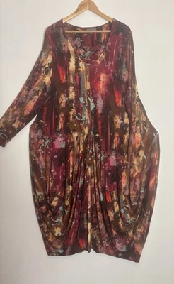 Sahara Splash Print Bubble Dress Size XL - Image 1 of 4