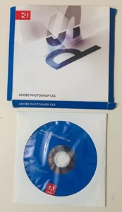 Adobe Photoshop CS5 (2010 DVD) Mac OS Adobe Creative Suite Mint Disc in Box Case - Picture 1 of 6