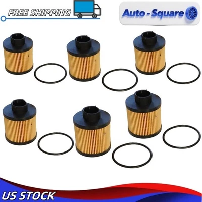 6Pcs For 2004-2008 Lamborghini Gallardo New Oil Filter 07L115561C Foto 1 de 4