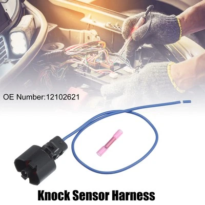 Knock Sensor Harness for Chevrolet Camaro Plastic No.12102621 Black 1 Set - Image 1 of 4