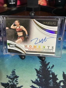 Zhang Weili /99 ON CARD AUTO Immaculate Moments 2022 Panini immaculate UFC - Picture 1 of 2