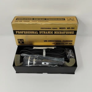 Vanco MD-384 Unidirektionales dynamisches Nierenmikrofon Japan gebraucht nicht benutzt - Bild 1 von 13