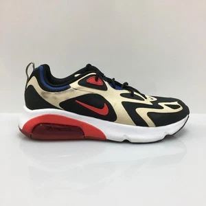 Nike Air Max 200 Shoes Mens Size 9 Black Red Beige Classic AQ2568-700 Sneakers - Picture 1 of 11