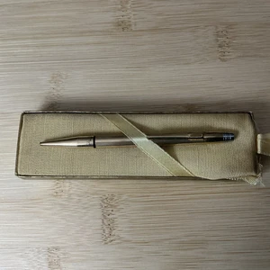 Vintage Cross Mini 3.5" Gold Plate 1/30 10k RGP Mechanical Pencil in Box USA - Imagen 1 de 9