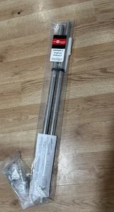 Rod Desyne Silver Single Curtain Rod 28-48 inch. AWI002848-15 NO FINIALS - Picture 1 of 2
