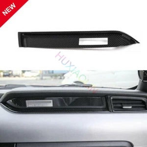 For Ford Mustang 2015-2022 Carbon Fiber Co-pilot Center Console Bezel Cover Trim - Picture 1 of 9
