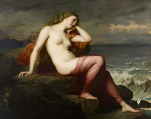 Henri Lehmann : "Calypso" (1869) — Giclee Fine Art Print - Picture 1 of 7