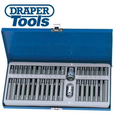 Draper Expert Mechanics Tx-Star/Torx/Hex/XZN/Spline Bit Set with Case 40 Piece - Image 1 of 3