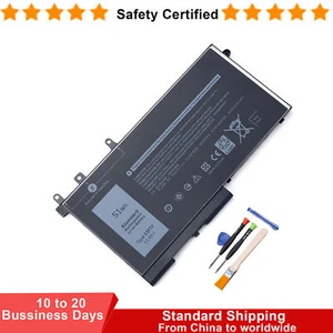 93FTF Laptop Battery For DELL Latitude E5280 E5480 E5580 E5490 E5590 E5480 51Wh - Picture 1 of 9