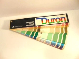 Vintage Duron Designer Color Selector color swatch fan (1 1/8th inches deep) - Picture 1 of 7