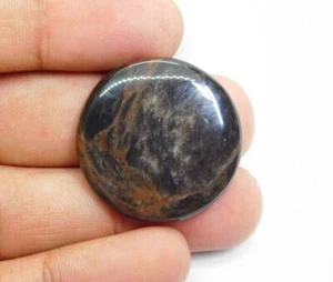 Piedra preciosa suelta cabujón obsidiana cobre natural de increíble calidad 38 quilates. ME-6085 - Imagen 1 de 4