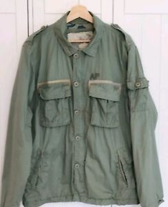 Abercrombie And Fitch Military Jacket Large Green