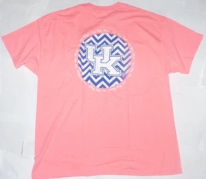 NEW NCAA Kentucky Wildcats T Shirt Men XL X-Large Pink - Chevron logo NWT 55A6 - Picture 1 of 2