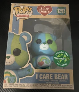 Funko Pop CARE BEARS I CARE BEAR Earth Day 2023 Walmart Exclusive #1292 In Hand - Picture 1 of 2