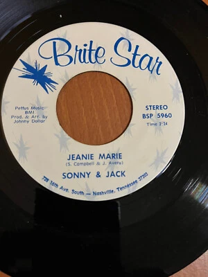 Sonny & Jack Jeanie Marie / Silver Wings 1970s Cajun Writer: Merle Haggard New - Image 1 of 2