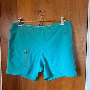 North Face Board Shorts Women’s Sz 10 Teal Swim Beach Trunks - No Drawstring! - Picture 1 of 11