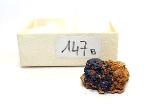 Belle Chessylite Azurite 3cm Chessy les Mines , France minéral collection rare - Foto 1 di 6