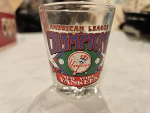 1996 NY Yankees American League Champs -World Series Shot Glass - 29 Years Old - Picture 1 of 4