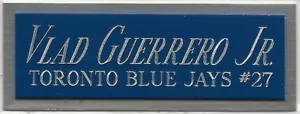 VLADIMIR GUERRERO JR. NAMEPLATE AUTOGRAPHED Signed Baseball Display CUBE CASE - Picture 1 of 3