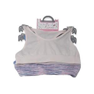 NWT Totally Tween 2 Pack Seamless Sports Bra - Picture 1 of 6