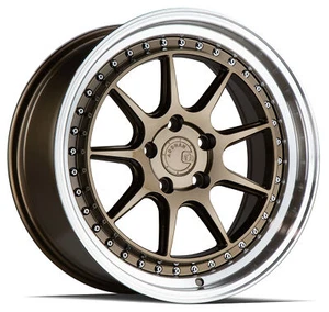 Aodhan DS-X 18x8.5 5x114.3 35.0 73.1 Bronze w/Machined Lip Wheel/Rim - Picture 1 of 2