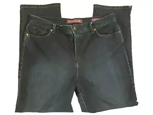 Gloria Vanderbilt Damen Dark Denim Stretchy Amanda Jeans 16 kurze 29" Schrittlänge - Bild 1 von 4