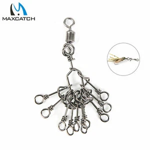 Maxcatch 10pcs Fly Fishing Twist Clips for Quick Change Flies,Fishing Snap Hooks - Picture 1 of 7