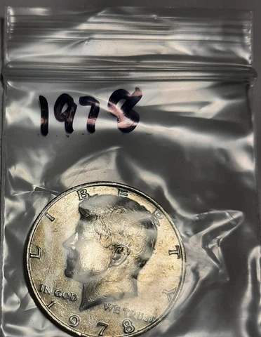 1978 Kennedy Half Dollar, Circulated but NICE ! Cover
