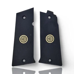 Zib Grips Impugnature per Pistola Serie Polimerica per Lama IX, Logo Medaglione in Metallo - Foto 1 di 5