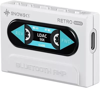 FiiO/Snowsky Retro Nano Bluetooth USB DAC AMP w/3.5mm & 4.4mm Output  (White) - Image 1 of 4