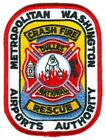 Metropolitan Washington Airports Authority Crash Fire Rescue CFR Patch Washingto