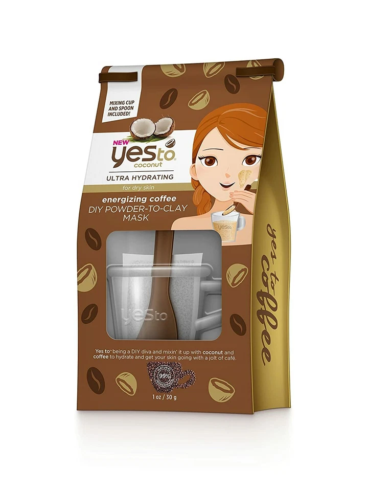 Yes To Coconut Energizing Coffee Diy Powder-to-Clay Mask Bag, 1 Ounce - Image 1 of 1